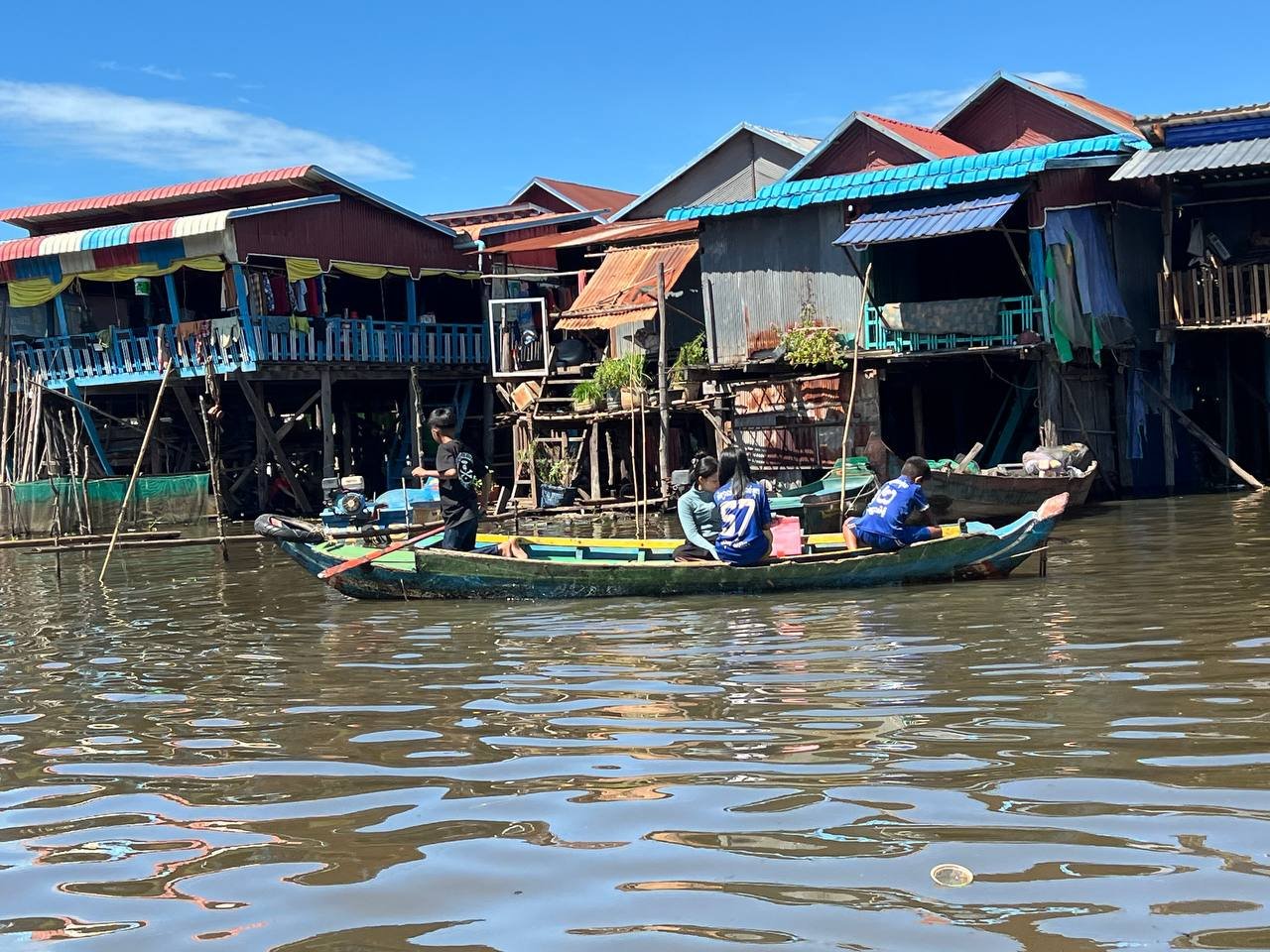 Floating village on Tonle Sap
