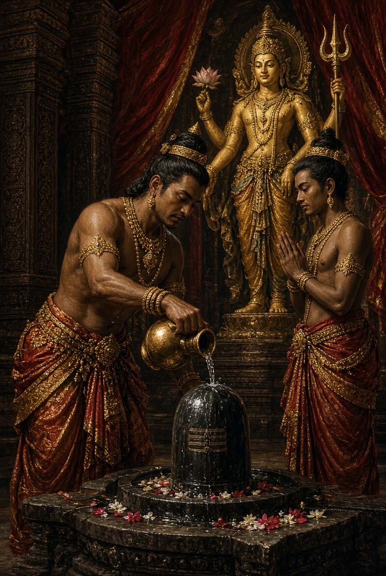 Khmer Empire king and ritual