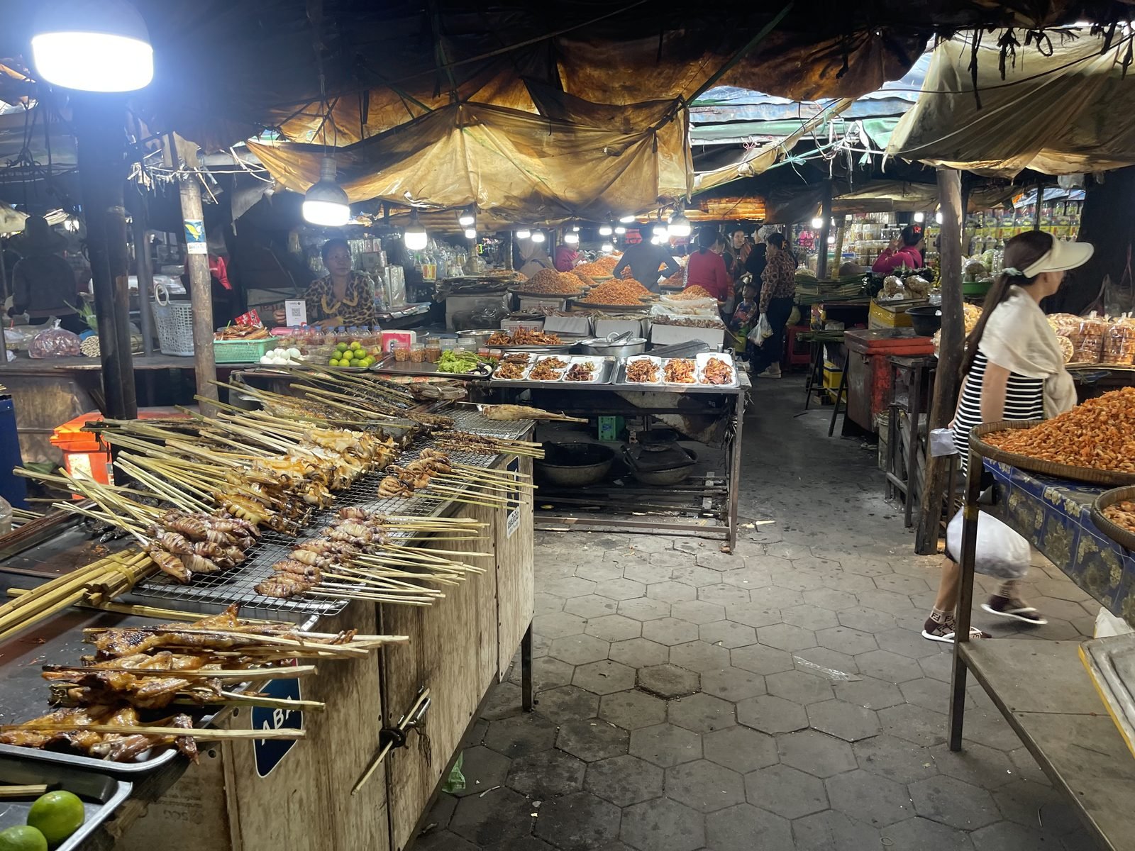 Night market grilled food