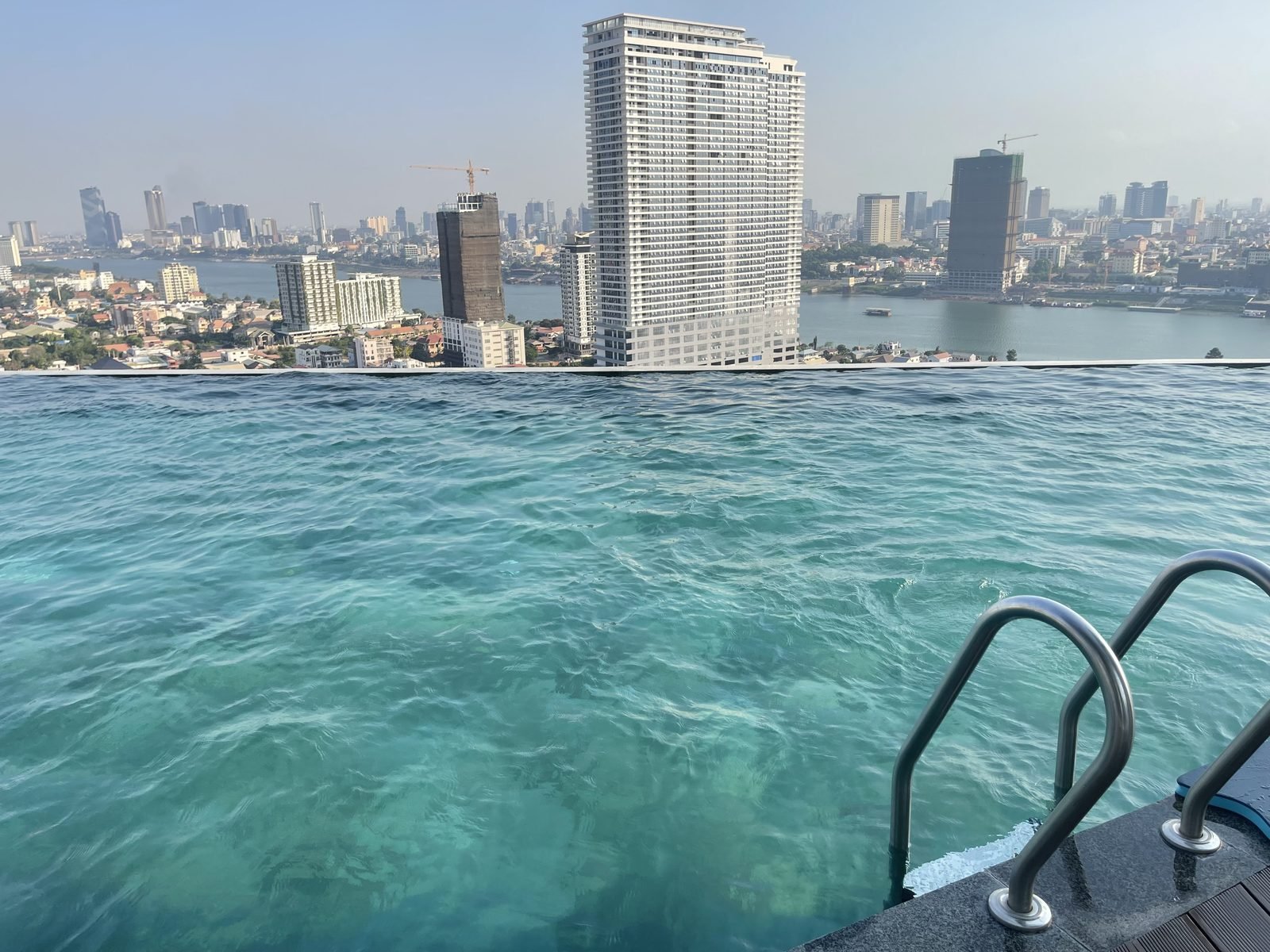 Phnom Penh rooftop pool hotel