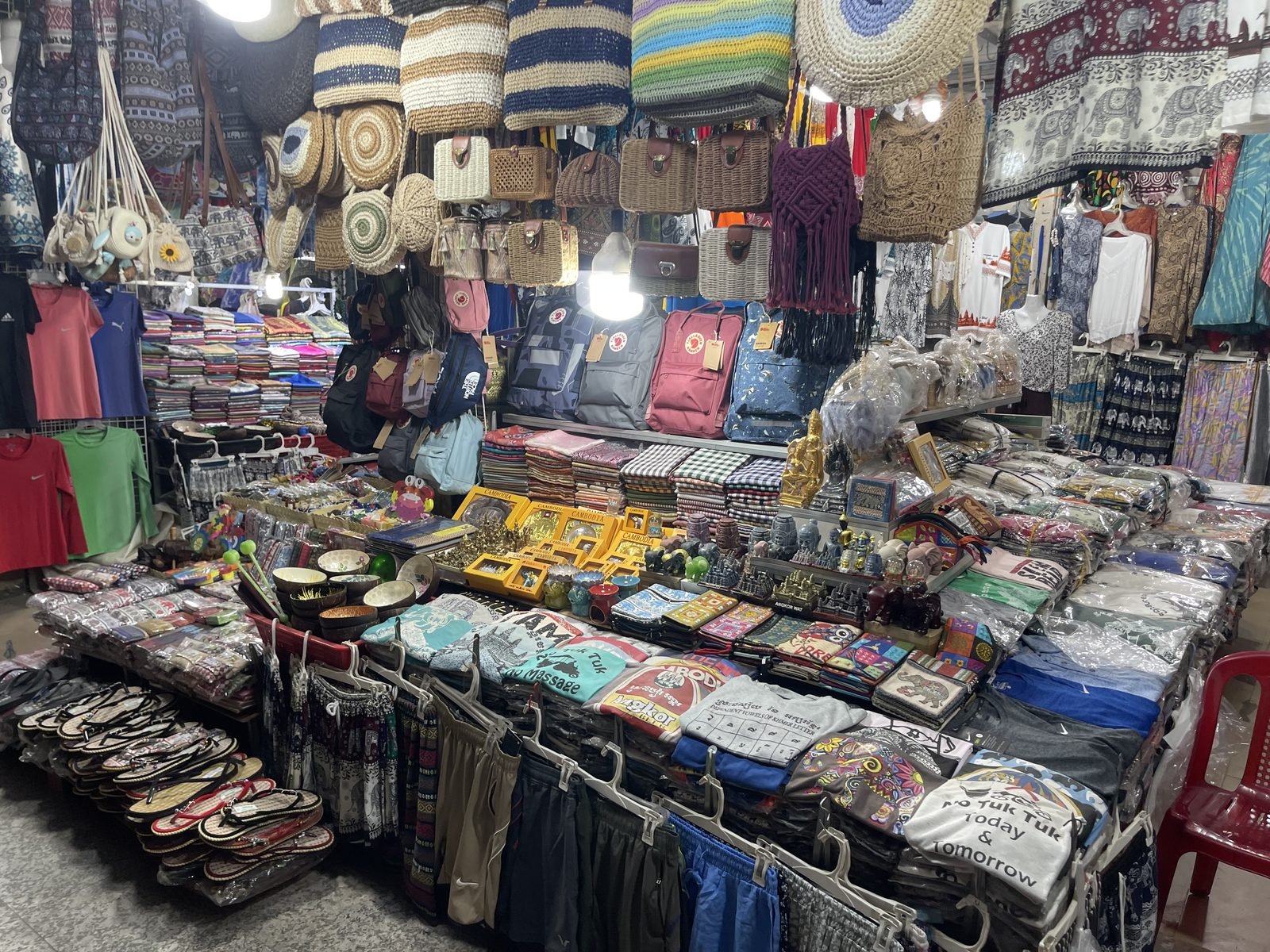 Siem Reap souvenir market